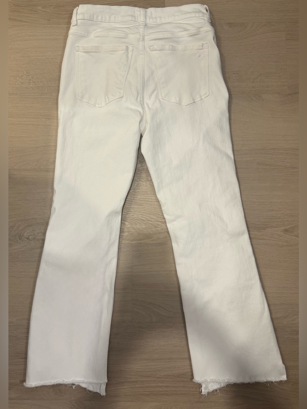DL1961 Bridget Boot High Rise Instasculpt Crop White Jeans, 28 - Picture 4 of 5